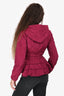 Moncler Plum Hooded Windbreaker Size 1