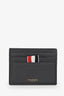 Thom Browne Grey Leather Card Holder