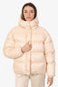 Miu Miu Pink Nylon Quilted Down Jacket Size 38