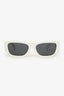 Prada White Frame Symbole Sunglasses