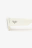 Prada White Frame Symbole Sunglasses