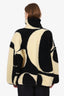 See By Chloe Black/Cream Printed Sweater Size S