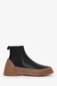 3.1 Phillip Lim Black/Brown Rubber 'Lela' Chelsea Ankle Boots Size 39