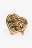 Louis Vuitton 2008 Vintage Gold Monogram Miroir Coeur Coin Purse