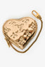 Louis Vuitton 2008 Vintage Gold Monogram Miroir Coeur Coin Purse