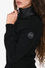 Canada Goose Black Wool Zip-Up Cardigan Size S