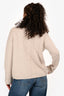 S Max Mara Beige Wool/Cashmere Turtle Neck Sweater Size S