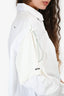 Ader Error 2020 White Cotton Button Down Space Graphic Shirt Size One Size