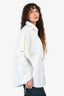 Ader Error 2020 White Cotton Button Down Space Graphic Shirt Size One Size