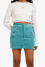 Isabel Marant Blue Corduroy Mini Skirt Size 36