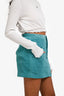 Isabel Marant Blue Corduroy Mini Skirt Size 36