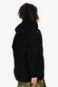 Maje Black Wool Blend Zip Closure Jacket Size 1