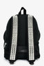 Saint Laurent Black Canvas City Studs Backpack