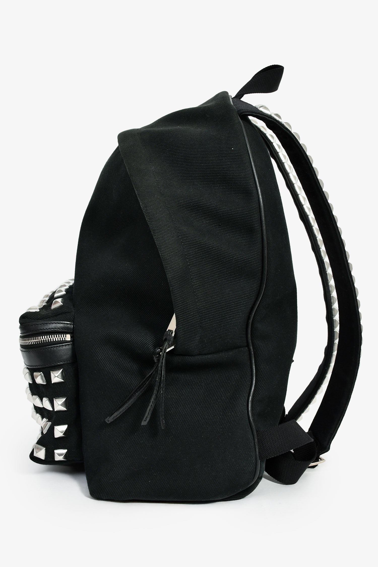 Saint Laurent Black Canvas City Studs Backpack – Mine & Yours