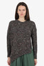 Stella McCartney Brown Wool/Alpaca/Silk Asymmetrical Knit Sweater Size 38