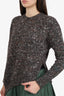 Stella McCartney Brown Wool/Alpaca/Silk Asymmetrical Knit Sweater Size 38