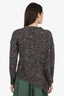 Stella McCartney Brown Wool/Alpaca/Silk Asymmetrical Knit Sweater Size 38