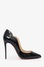 Christian Louboutin Black Patent Leather Hot Chick 100 Heels Size 37