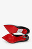 Christian Louboutin Black Patent Leather Hot Chick 100 Heels Size 37