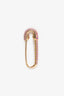 Anita Ko 18k Rose Gold Sapphire Safety Pin Single Earring
