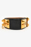 Hermès 1994 Black Leather 'Collier de Chien 50' Belt
