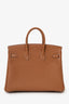 Hermes 2025 Gold Togo Leather Birkin 25 PHW