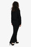 Jil Sander Black Wool Blazer + Pants Sets Size 38