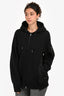 Sacai 2023 Black Cotton/Nylon Hoodie Size 2 Mens