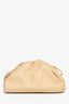 Bottega Veneta Beige Leather Mini Pouch Bag