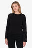 3.1 Phillip Lim Black Studded Knit Sweater Size S