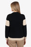 Christian Dior Black/Beige Wool Logo Embroidered Striped Jumper Size 12+ Kids