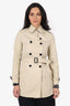 Burberry Beige Belted Trench Coat Size 150/72 Kids