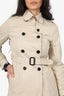 Burberry Beige Belted Trench Coat Size 150/72 Kids