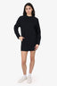 Acne Studios Black Long Sleeve Mini Dress Size S
