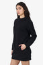 Acne Studios Black Long Sleeve Mini Dress Size S