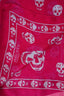 Alexander McQueen Pink Skull Printed Scarf