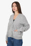 Maje Grey Wool Cardigan Size 1