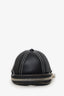 JW Anderson Black Leather Mini Cap Bag
