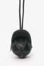 JW Anderson Black Leather Mini Cap Bag