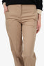 Maje Beige Elastic Hem Pants Size 34
