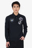 Louis Vuitton Navy Blue Satellite Patch Long Sleeve Polo Top Size L Mens