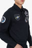 Louis Vuitton Navy Blue Satellite Patch Long Sleeve Polo Top Size L Mens