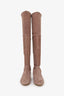 Stuart Weitzman Taupe Suede Over The Knee Boots Size 9