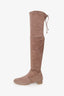 Stuart Weitzman Taupe Suede Over The Knee Boots Size 9