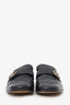 Gucci Black Leather Loafers Size 7.5 Mens