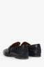 Gucci Black Leather Loafers Size 7.5 Mens