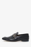 Gucci Black Leather Loafers Size 7.5 Mens