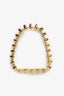 Gucci Gold Tone Spike Choker Necklace