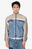 Martine Rose Blue and Beige Denim Hybrid Track Jacket Size S Mens