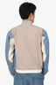 Martine Rose Blue and Beige Denim Hybrid Track Jacket Size S Mens